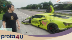 Lamborghini ‘Bitcoin’ Ngebut 120 Km/Jam saat Hantam Suzuki S-Presso di Tol Jombang: Malah Jadi Sindiran untuk Pengemudi Mewah!