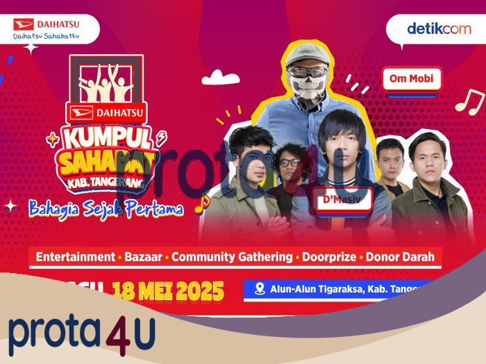 Gratis! D'Masiv akan Hadir di Daihatsu Kumpul Sahabat Kabupaten Tangerang - Update 3