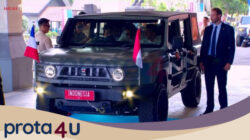 Bukan Sedan Mewah, Macron Naik Maung Pindad ‘Indonesia’ Bareng Prabowo – Update 2