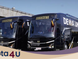 Wow! Bus Dewa United Pakai Bodi Adiputro dan Sasis Mercy, Mewahnya Luar Biasa!