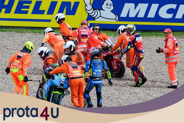 Daftar Pebalap MotoGP Paling Sering Jatuh di Paruh Pertama 2025 - Update 1