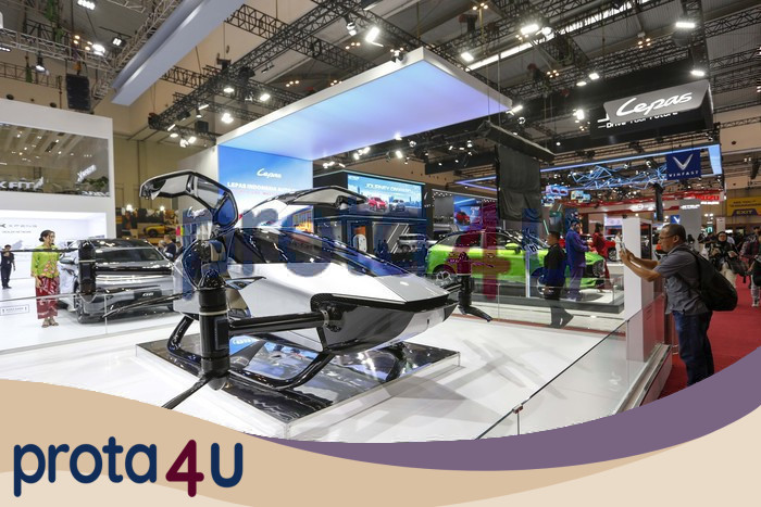 **Waduh! 2 Mobil Terbang Xpeng AeroHT Tabrakan saat Latihan di Changchun Airshow**