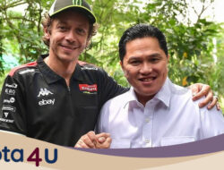 Sinergi Menpora Erick Thohir dengan Pebalap MotoGP Valentino Rossi