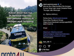 Permohonan Maaf Pemotor Nmax yang Viral Adang Bus di Tikungan – Update 1