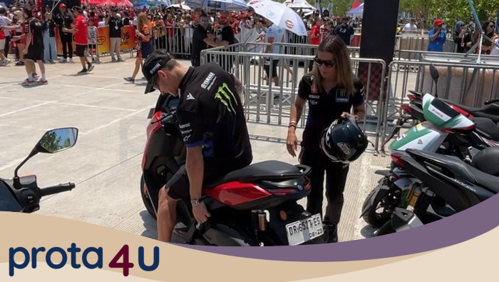 Quartararo's Bold Gesture: Helm & Lowered Footsteps for Female Riders