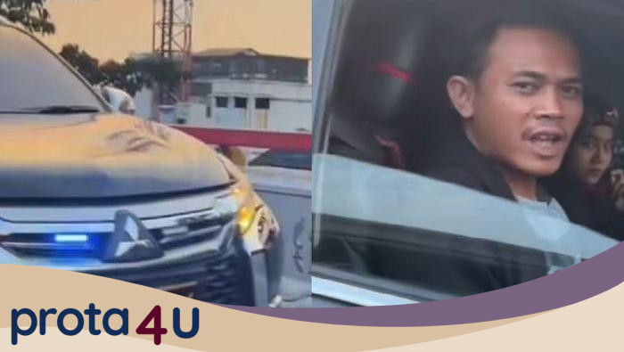 Tot-tot Wuk-wuk Pajero, Sopir Nantangin Saat Ditegur!