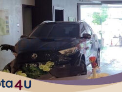 Warga Saksikan Mobil Listrik ‘Terbang’ Masuk Hotel, Fenomena yang Belum Pernah Terjadi Sebelumnya