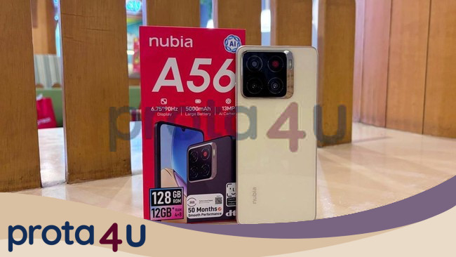 Nubia A56: Ponsel Sejutaan yang Goyang dengan Artificial Intelligence
