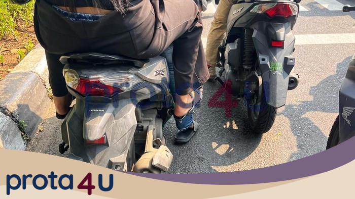 Tanpa Plat, Motormu Diburu! Dendanya Bikin Shock!